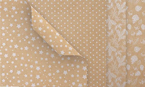 Faltpapier Kraftpapier 32 Blatt 15x15cm 110g/qm von Bertels