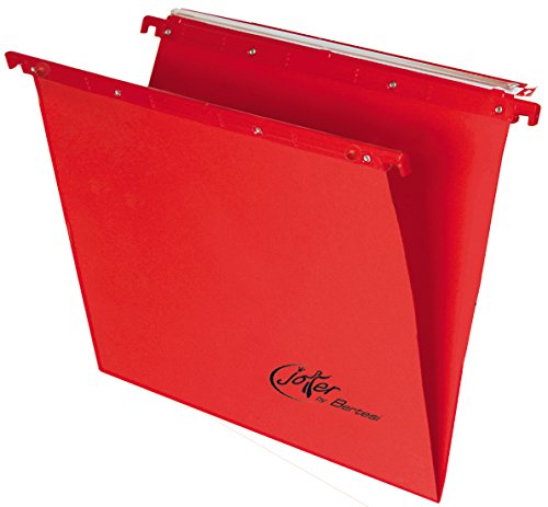 Joker by Bertesi Hängehefter für Schubladen aus Karton 270 g/m², Achsabstand 39 ÷ 39,8 cm, Etikettenhalter bereits montiert, V-Boden, Packung mit 25 Stück, rot, Code 400/395 Link -A4 Joker by Bertesi Hängehefter für Schubladen aus Karton 270 g/m², Achsabstand 39 ÷ 39,8 cm, Etikettenhalter bereits montiert, V-Boden, Packung mit 25 Stück, rot, Code 400/395 Link -A4 von Bertesi