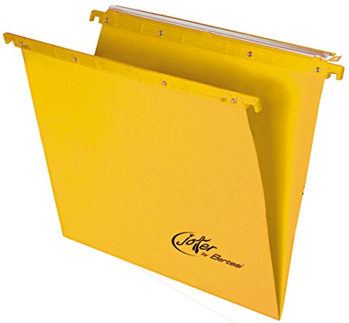 Joker® by Bertesi Hängeregister für Schubladen aus Karton 270 g/m², Achsabstand 39 ÷ 39,8 cm, Etikettenhalter bereits montiert, V-Boden, Packung mit 25 Stück, gelb, Code 400/395 Link -A5 Joker® by Bertesi Hängeregister für Schubladen aus Karton 270 g/m², Achsabstand 39 ÷ 39,8 cm, Etikettenhalter bereits montiert, V-Boden, Packung mit 25 Stück, gelb, Code 400/395 Link -A5 von Bertesi