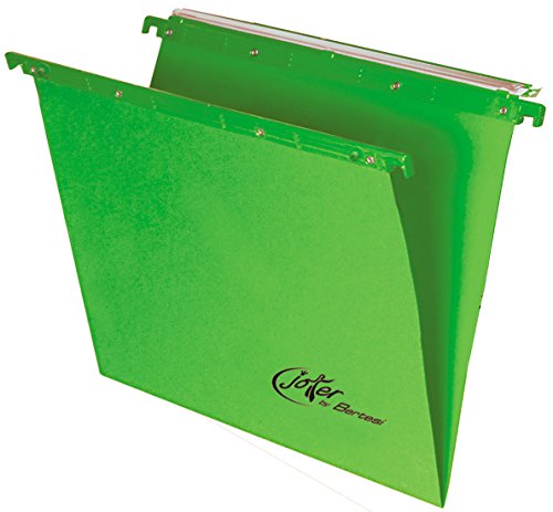 Joker® by Bertesi Hängeregister für Schubladen aus Karton 270 g/m², Achsabstand 39 ÷ 39,8 cm, Etikettenhalter bereits montiert, V-Boden, Packung mit 25 Stück, grün, Code 400/395 Link -A6 Joker® by Bertesi Hängeregister für Schubladen aus Karton 270 g/m², Achsabstand 39 ÷ 39,8 cm, Etikettenhalter bereits montiert, V-Boden, Packung mit 25 Stück, grün, Code 400/395 Link -A6 von Bertesi
