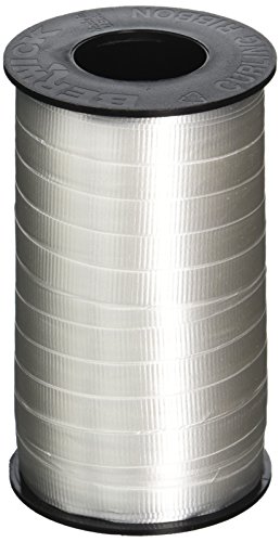 Berwick 9,5 cm breit x 227 m Spule Super Curl Crimped Splendorette Ringelband, Weiß Berwick 9,5 cm breit x 227 m Spule Super Curl Crimped Splendorette Ringelband, Weiß von Berwick
