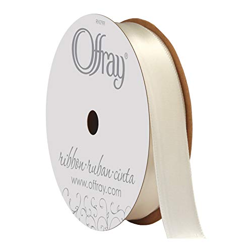 Berwick Offray 061558 Satinband, 1,6 cm breit, einseitig, antikes Weiß, Elfenbein, 4,8 m Berwick Offray 061558 Satinband, 1,6 cm breit, einseitig, antikes Weiß, Elfenbein, 4,8 m von Berwick