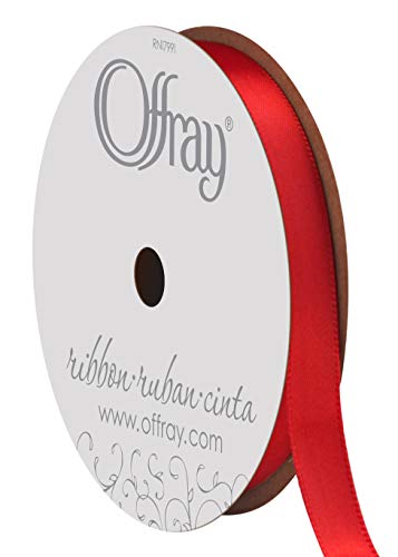Berwick Offray 062036 Satinband, 0,9 cm breit, einseitig, Rot, 6 m Berwick Offray 062036 Satinband, 0,9 cm breit, einseitig, Rot, 6 m von Berwick