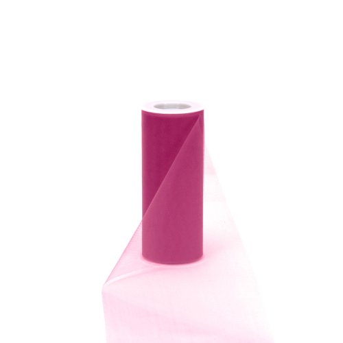 Berwick Offray Bastelband aus Tüll, 15,2 cm x 22,7 m Spule, Fuchsia von Berwick