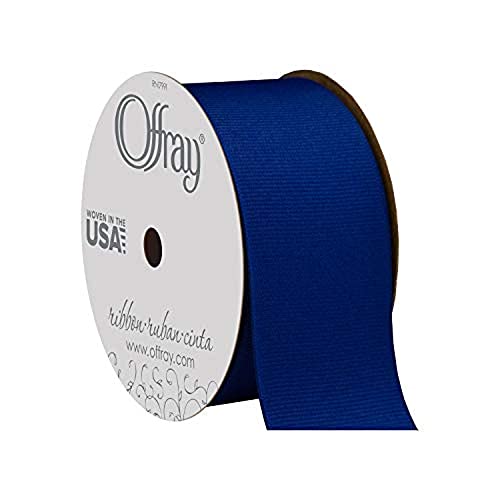Berwick Offray Craft Grosgrain, Century Blue, 1-1/2 Inch x 12 Feet von Berwick