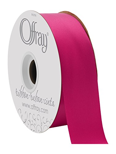 Berwick Offray Doppelseitiges Satinband, 3,8 cm breit Azalee Pink, 45 m, Polyester, 50 Yards Berwick Offray Doppelseitiges Satinband, 3,8 cm breit Azalee Pink, 45 m, Polyester, 50 Yards von Berwick