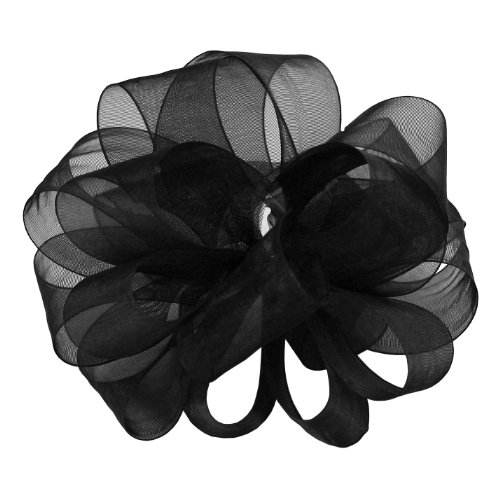 Berwick Offray LLC 424315 Simply Sheer Asiana Band, 1,6 cm B x 22,8 m, schwarzes Band von Berwick