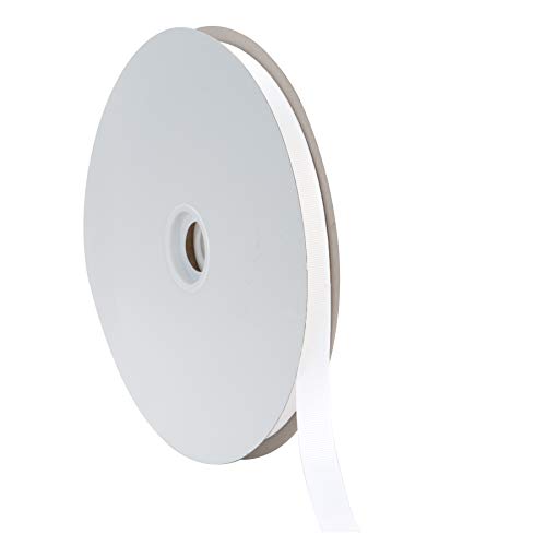 Berwick Offray Ripsband, 1,6 cm, Weiß, 91,4 m von Berwick