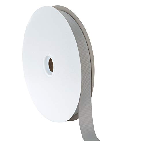 Berwick Offray Ripsband, 2,2 cm, Grau, 91,4 m von Berwick