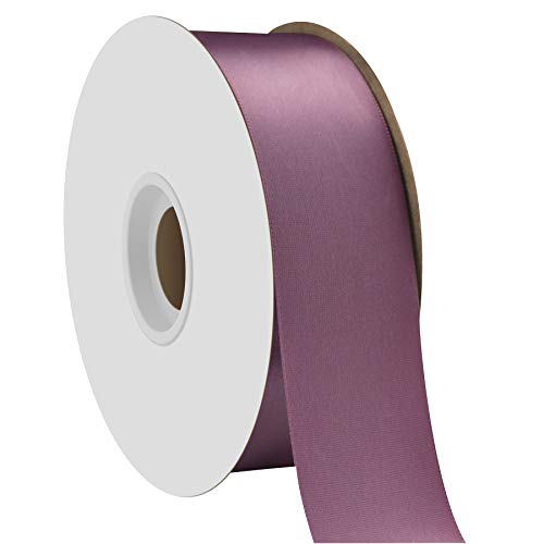Berwick Offray Satin-Band, einseitig, 3,8 cm x 45,7 m Spule, Hot Red 1-1/2 Inch x 50 Yard Amethyst von Berwick