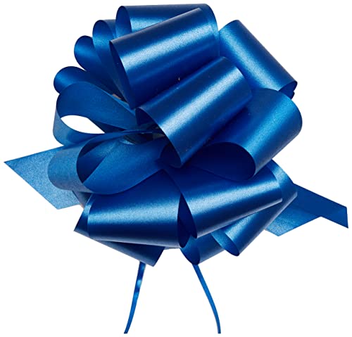 Berwick Offray die perfekte Schleife Flora-Satin 20,3 cm Durchmesser x 20 Schlaufen 2-1/2" königsblau von Berwick