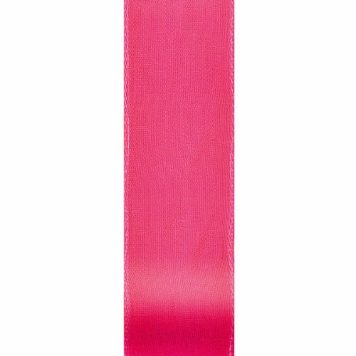 Offray, Shocking Pink Wired Edge Bistro Craft Ribbon, 1 1/2-Inch x 9-Feet von Berwick