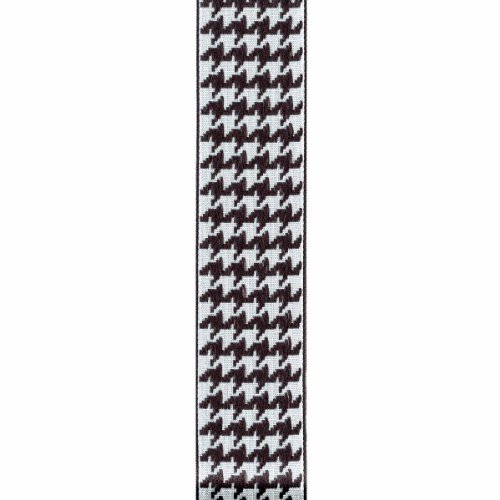 Offray, Weiß und Schwarz Bastelband mit Drahtrand, Hahnentrittmuster, 3,8 cm x 2,9 m, 1 Count (Pack of 1), 2 von Berwick