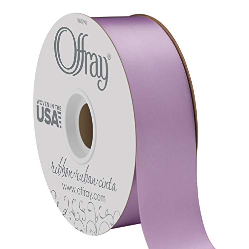 Offray Berwick Doppelseitiges Satinband, 3,8 cm breit, Iris Purple, 45,7 m (566985) von Berwick