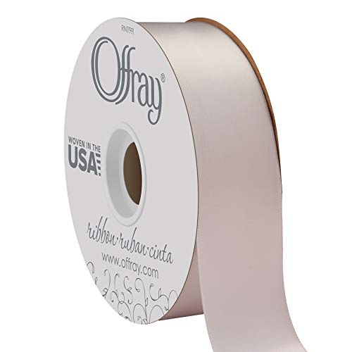 Offray Berwick Doppelseitiges Satinband, 3,8 cm breit, Pink Sand, 45,7 m von Berwick