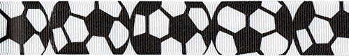 Offray Sports Craft Grosgrain, 7/8 Zoll x 9-feet, Fußball von Berwick