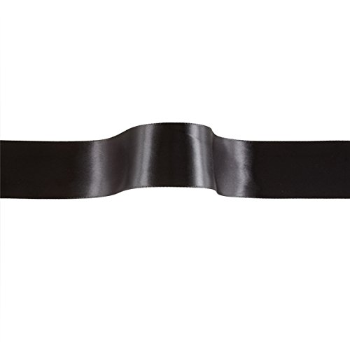 Offray doppelseitiges Satinband, 3,8 cm, Schwarz Offray doppelseitiges Satinband, 3,8 cm, Schwarz von Berwick