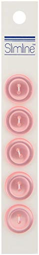 Slimline Buttons -Pink 2-Hole 3/4" 5/Pkg Slimline Buttons -Pink 2-Hole 3/4" 5/Pkg von Berwick