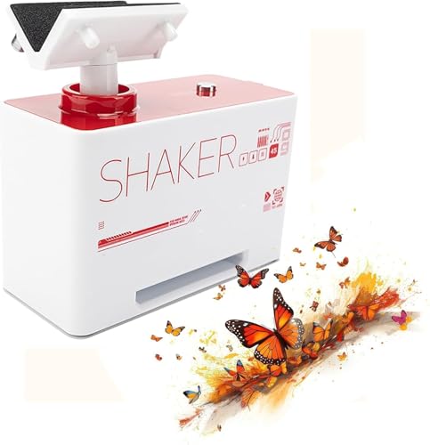 Besakin Farbmischer, Farbschüttler, 360 ° Unregelmäßiger Vibrationsschüttler, Hobby-DIY-Modellierfarbenwerkzeug, Für Hobby-Farbschüttler, Nagellack, Labor, Acrylfarbe, Wimpernkleber Besakin Farbmischer, Farbschüttler, 360 ° Unregelmäßiger Vibrationsschüttler, Hobby-DIY-Modellierfarbenwerkzeug, Für Hobby-Farbschüttler, Nagellack, Labor, Acrylfarbe, Wimpernkleber von Besakin