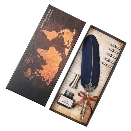 Bescar Feder Füllfederhalter Schreibfeder Stift mit Tinte Metallfeder Schriftsteller Vintage Kalligraphie Set Bescar Feder Füllfederhalter Schreibfeder Stift mit Tinte Metallfeder Schriftsteller Vintage Kalligraphie Set von SpyShop