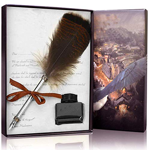 Kalligraphie Füllfederhalter und Tintenfass Set für Harry Potter Eulenfans Kalligraphie Füllfederhalter und Tintenfass Set für Harry Potter Eulenfans von SpyShop