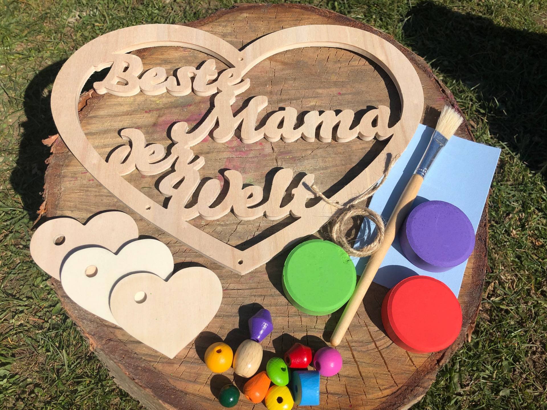 Diy Bastelset Mama Herz Aus Holz Diy Bastelset Mama Herz Aus Holz von Besonderlich