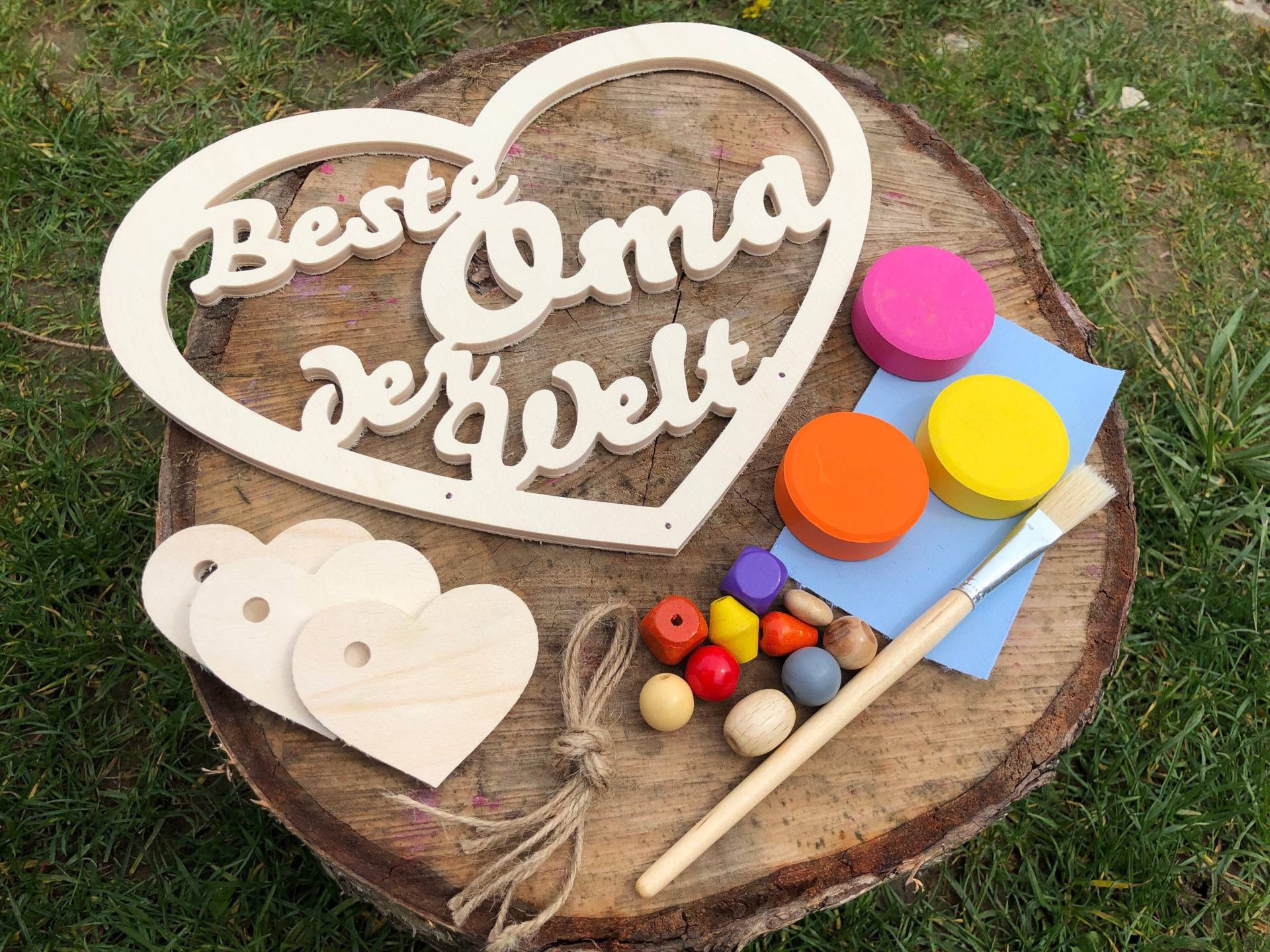 Diy Bastelset Oma Herz, Muttertag, Geschenk Beste Oma, Selbstgemochtes Geschenk, Bilderrahmen Muttertag Diy Bastelset Oma Herz, Muttertag, Geschenk Beste Oma, Selbstgemochtes Geschenk, Bilderrahmen Muttertag von Besonderlich