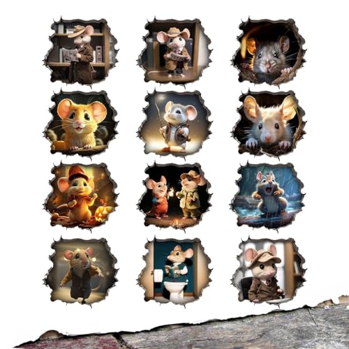 Besreey 12pcs Mauseloch Aufkleber 3d - Wandtattoo Mäusetürchen - Wandsticker Maus - Maus Wandtattoo | Mauseloch Wandtattoo Maus Wand Aufkleber Lovely Home Küchen Dekor Besreey 12pcs Mauseloch Aufkleber 3d - Wandtattoo Mäusetürchen - Wandsticker Maus - Maus Wandtattoo | Mauseloch Wandtattoo Maus Wand Aufkleber Lovely Home Küchen Dekor von Besreey