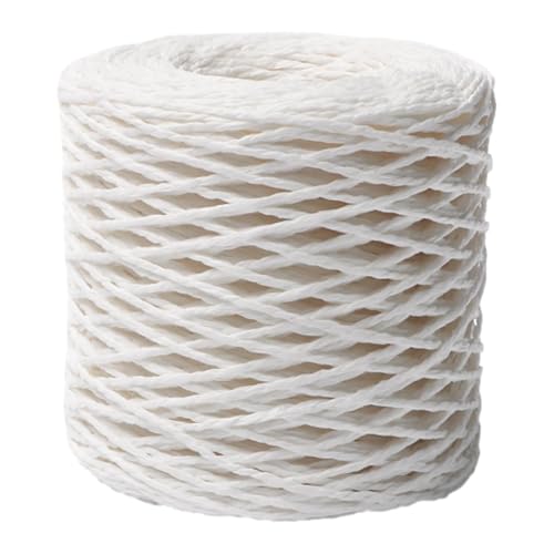 Besreey 150m/492ft Raffiabast Papierband, Naturbast Bast Raffia Bastband, Naturbast-Papierband, Raffia Bastband Packschnur, Für Geschenkverpackung Heimwerken Festivaldekoration von Besreey