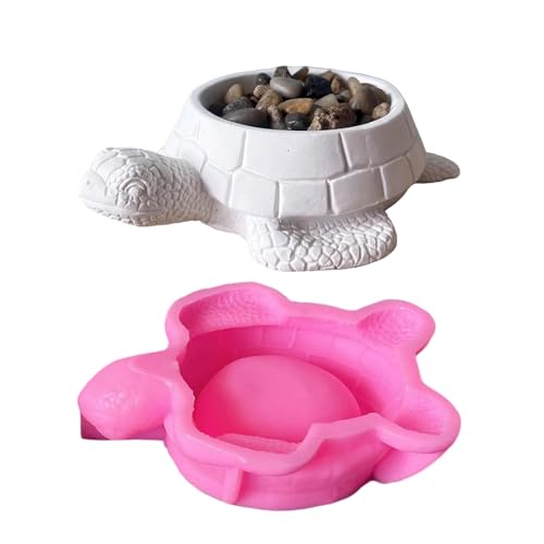 Besreey Silikon Blumentopfform | Schildkröten-Blumentopf Form Aus Silikon Mit Wiederverwendbarer Epoxidharz-Gießwerkzeug | Beton- und Zementgussform für Kerzenständer, Schmuckschalen sowie kreative Besreey Silikon Blumentopfform | Schildkröten-Blumentopf Form Aus Silikon Mit Wiederverwendbarer Epoxidharz-Gießwerkzeug | Beton- und Zementgussform für Kerzenständer, Schmuckschalen sowie kreative von Besreey