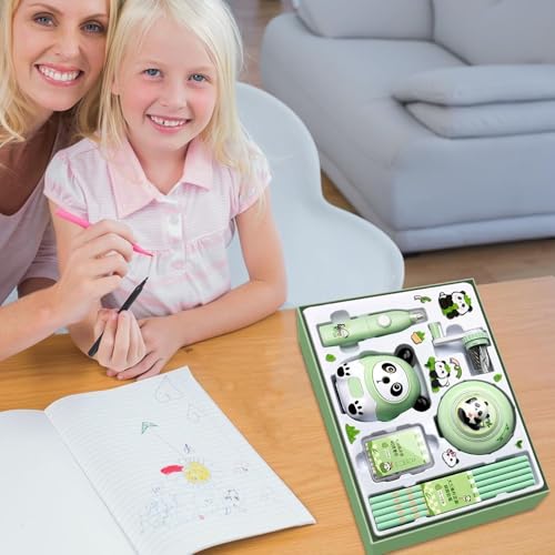 Besreey Wasserbüro Schreibset - Bleistiftspitzer Capybara Schreibwaren Für Kinder - Elektrischer Radiergummi Bleistifte Schulbedarf Für Und Mädchen Kindergarten Partygeschenke Klassenzimmer Preise von Besreey