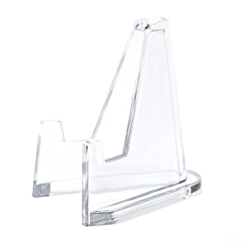 Besshepplo Transparente Kunststoff-Staffelei-Ständer für Münzkapseln, rund und quadratisch, 20 Stück Besshepplo Transparente Kunststoff-Staffelei-Ständer für Münzkapseln, rund und quadratisch, 20 Stück von Besshepplo