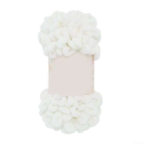 Dickes, flauschiges Garn, 100 g, weiches Chenille-Garn für gemütliche Decken und Accessoires (01) von Besshepplo