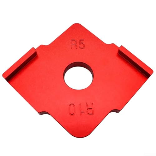 Hochleistungs Oberfräsen Schablonen Set aus robuster Aluminiumlegierung mit verschiedenen Eckradien Optionen wählbar 5 30 (R5-R10) von Besshepplo