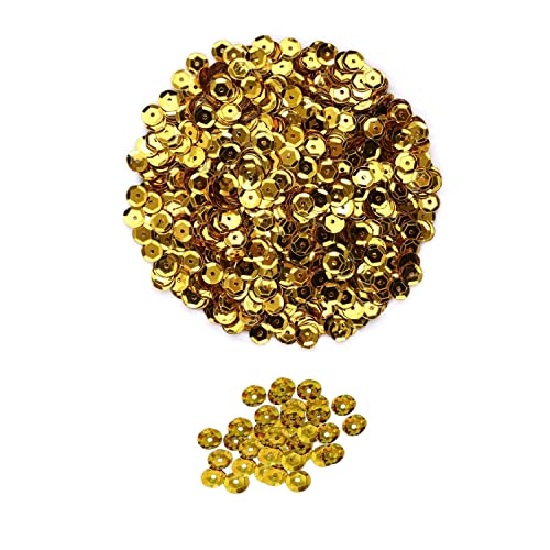 Rund-Pailletten zum Nähen,2800 Pailetten Gold zum Aufähen DIY Basteln - Ø 6mm, 30g Beutel Pailletten zum aufnähen, aufkleben,Nähen, Kunst, DIY, Schmuck basteln. Rund-Pailletten zum Nähen,2800 Pailetten Gold zum Aufähen DIY Basteln - Ø 6mm, 30g Beutel Pailletten zum aufnähen, aufkleben,Nähen, Kunst, DIY, Schmuck basteln. von Bessy shop