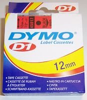 Best Price Square D1 Tape Black/RED 12MM 45017 by DYMO Best Price Square D1 Tape Black/RED 12MM 45017 by DYMO von Best Price Square