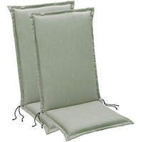 2 BEST Auflagen Comfort-Line grün 50,0 x 120,0 cm von Best