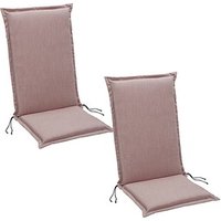 2 BEST Auflagen Comfort-Line rosa 50,0 x 100,0 cm von Best