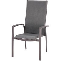 BEST Gartenstuhl mit Armlehnen Larino anthrazit, Metall, 1 St. von Best