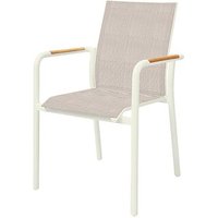 BEST Gartenstuhl mit Armlehnen Paros sand, Metall, 1 St. BEST Gartenstuhl mit Armlehnen Paros sand, Metall, 1 St. von Best