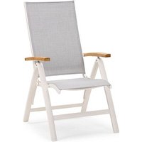 BEST Gartenstuhl mit Armlehnen Cavalese grau, 1 St. BEST Gartenstuhl mit Armlehnen Cavalese grau, 1 St. von Best