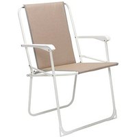 BEST Klappstuhl mit Armlehnen Chiemsee beige, Metall, 1 St. BEST Klappstuhl mit Armlehnen Chiemsee beige, Metall, 1 St. von Best