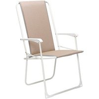 BEST Klappstuhl mit Armlehnen Chiemsee beige, Metall, 1 St. BEST Klappstuhl mit Armlehnen Chiemsee beige, Metall, 1 St. von Best
