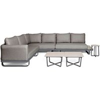 BEST Loungegruppe Fellow anthrazit Metall, 13-teilig von Best