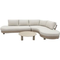 BEST Loungegruppe Salerno sand Kunststoff, Metall, 3-teilig BEST Loungegruppe Salerno sand Kunststoff, Metall, 3-teilig von Best