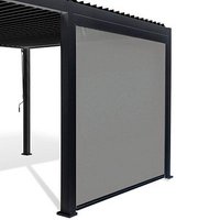 BEST Seitenrollo für Terrassenüberdachung Cadiz grau 300,0 x 240,0 cm von Best