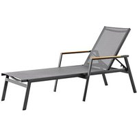 BEST Sonnenliege Paros anthrazit Aluminium BEST Sonnenliege Paros anthrazit Aluminium von Best
