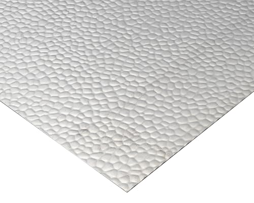 Aluminium blank Strukturblech Stucco 1mm dick Zuschnitt individuell auf Maß NEU (1000 x100 mm) von Bestell_dein_lochblech