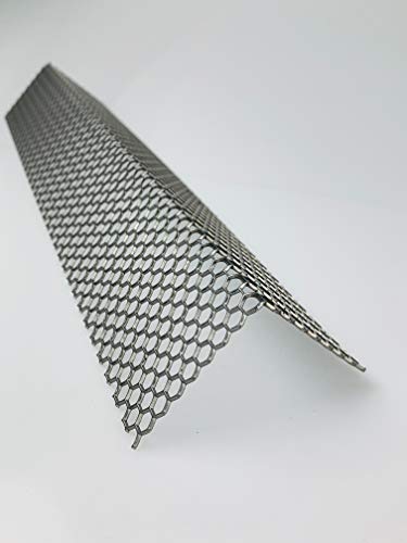 Lochblech Hexagonal Stahl Verzinkt Winkel HV 6-6,7 Winkelprofil 1,5mm Länge 1000mm, Individuell nach Maß (Schenkel: 70mm x 70mm) von Bestell_dein_lochblech