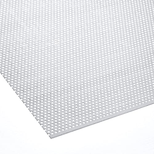 Bestell_dein_lochblech Lochbleche Alu, Stahl Verzinkt, Edelstahl 1,5mm Zuschnitt individuell auf Maß NEU günstig (RV5-8-ALU-1000 mm x 500 mm) von Bestell_dein_lochblech